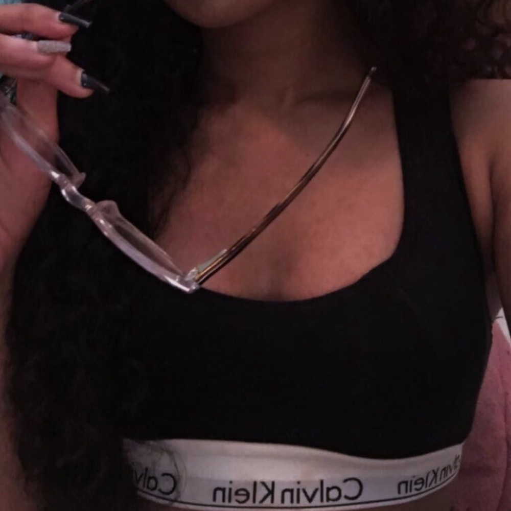 Black Calvin Klein bralette